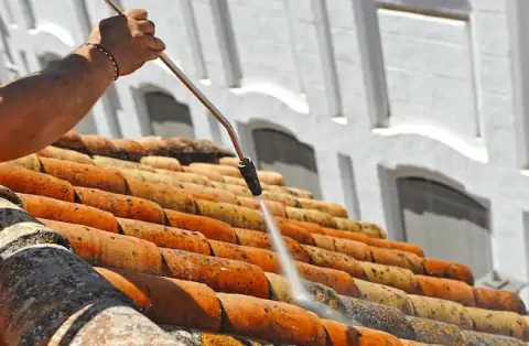 Nettoyage de toitures - Saint-Dizier-Masbaraud